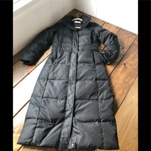 Calvin Klein Black Trench Puffer Coat